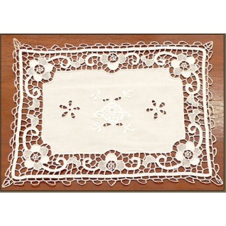 Embroidered Cotton Place Mat 01